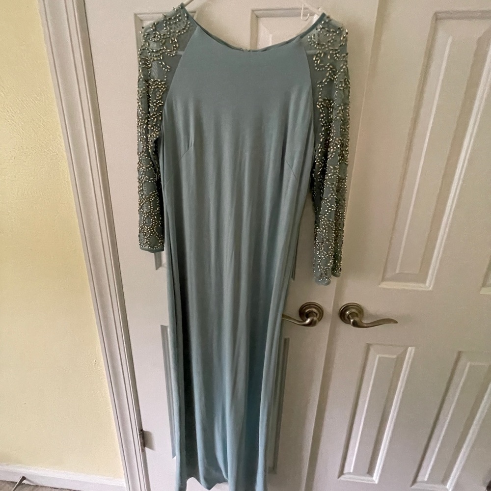 Floor length evening dress